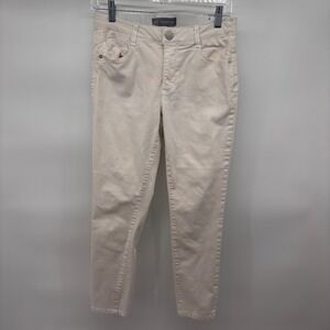 Wit‎ & Wisdom Women's Size 2 Tan Ankle Skinny Jeans Comfort Waistband